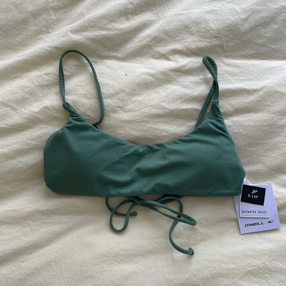 O’Neill Green Bikini Top, Size Small, NWT